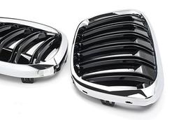 Double ribbed Chrome Grille BMW X1 F48