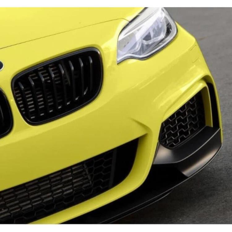 Black cupspoiler front lip BMW F22
