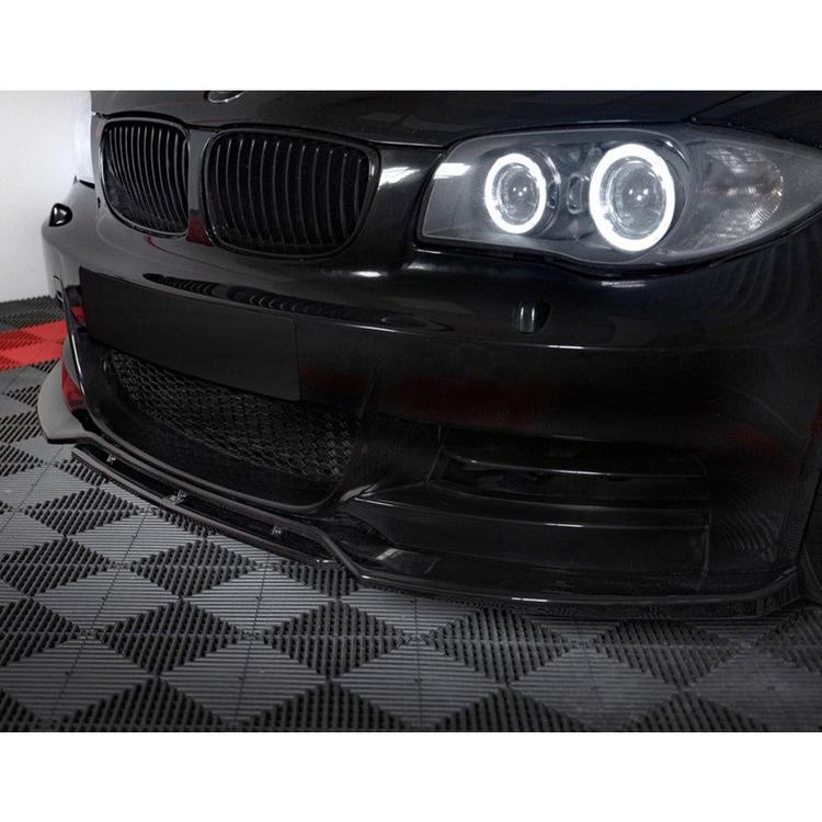 Blanksvart Cupspoiler BMW E82 M-pack