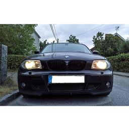 Helsort grill BMW 1-serien