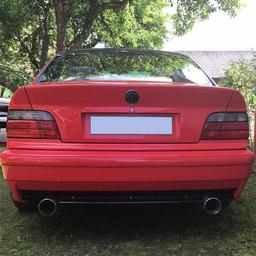 Baklampor Röd Svart BMW E36