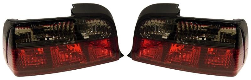 Baklamper Rød sorte Facelift BMW E36