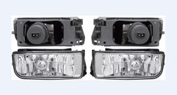 Fog lights clear glass BMW E36