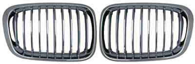 Forkromede nyrer (grill) BMW E46