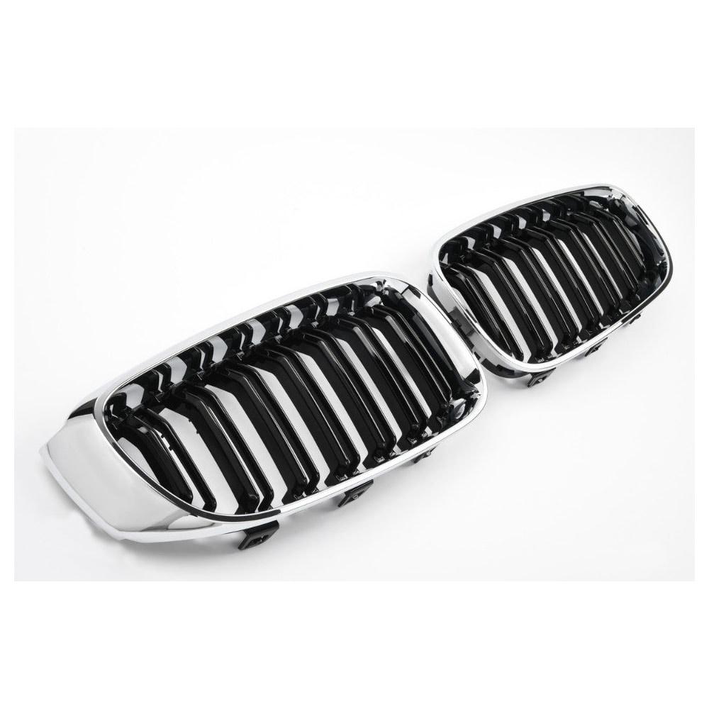 Chrome black kidneys BMW F34