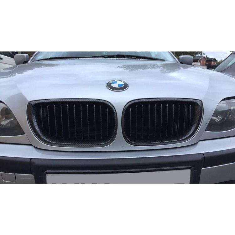 Grill kulfiber-look BMW E46 Sedan