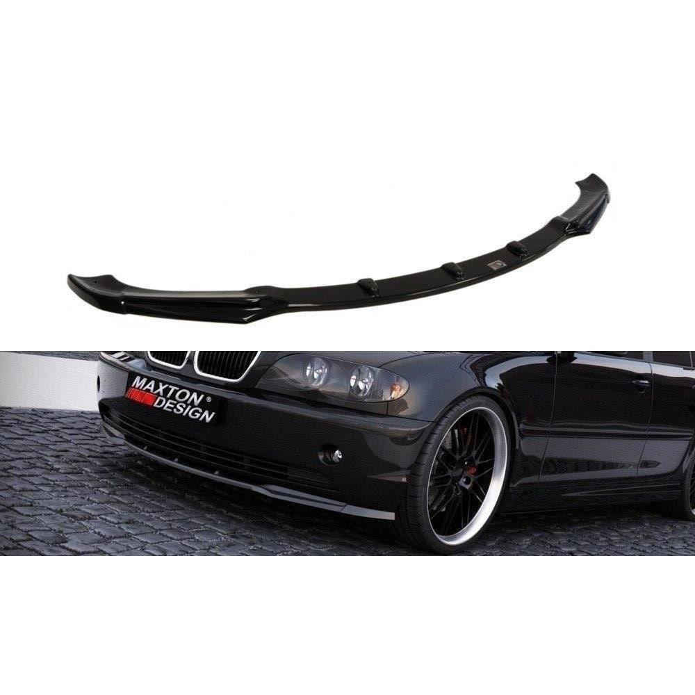 Blanksort Cupspoiler Frem BMW E46 Facelift
