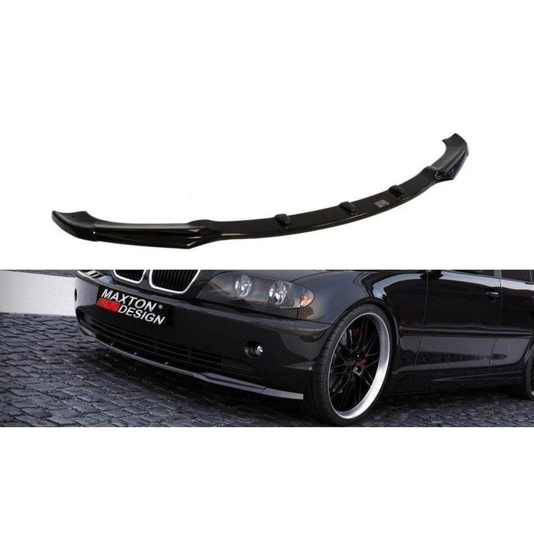 Blanksort Cupspoiler Frem BMW E46 Facelift