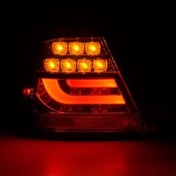 LED baklampor röd svart E46 