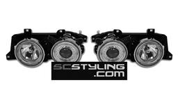 Angel eyes head lamps Chromed version
