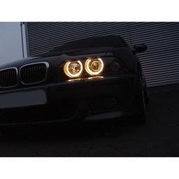 Strålkastare Angeleyes Svart BMW