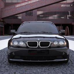 Blanksort Cupspoiler BMW E46 Sedan