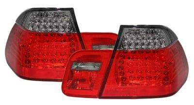 Led Takalamput Punainen/Savu E46 Sedan