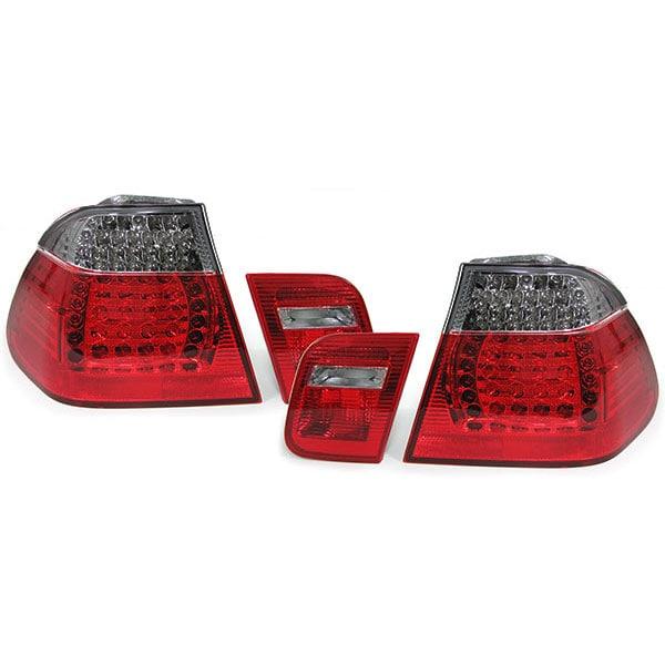 Led Takalamput Punainen/Savu E46 Sedan