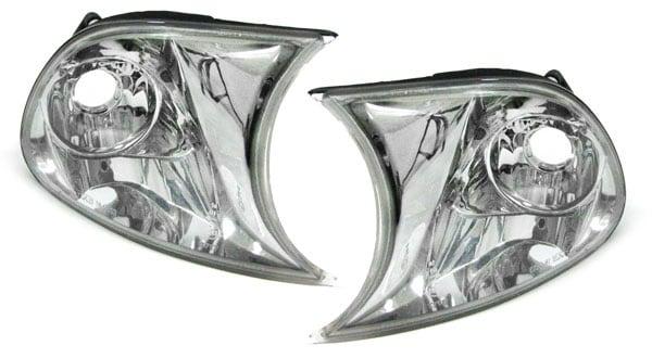 Blinklys klarglass Krom BMW