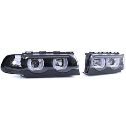 Angel Eyes Svart BMW E38