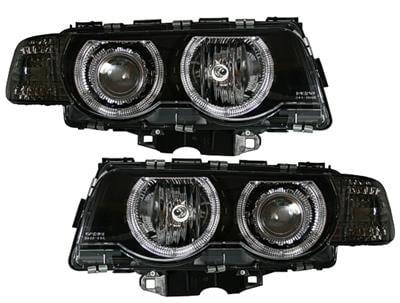 Angel eyes black BMW E38
