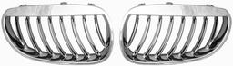 BMW E60 04- Grille chrome vers.2