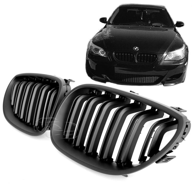 Matte Black Radiator Grille BMW E60 & E61