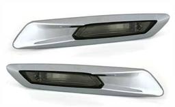 F10 look LED Skärmblinkers Krom