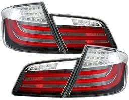 Röd vita LED baklampor BMW F10