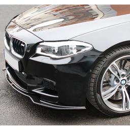 skinnende sort Cupspoiler Foran BMW F10/F11