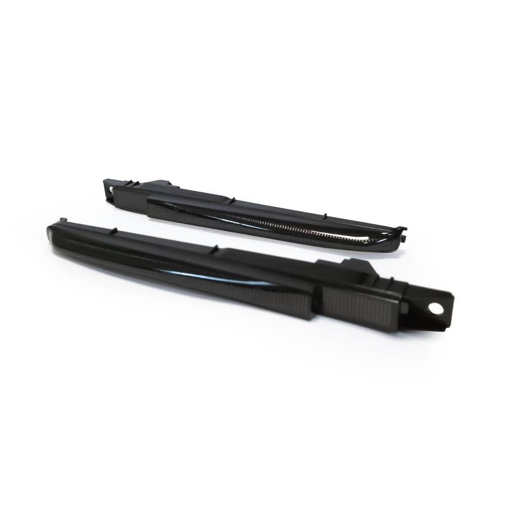 Shiny black cupspoiler front lip BMW F10/F11