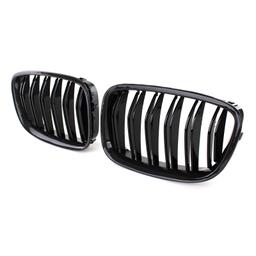 Double ribbed sport Carbon fiber look grille BMW 5-series GT