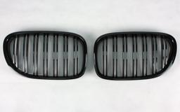 Glossy black double ribbed Grille BMW 7-series (F01)
