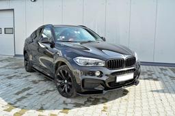 Blanksvart Cupspoiler BMW X6 M-pack