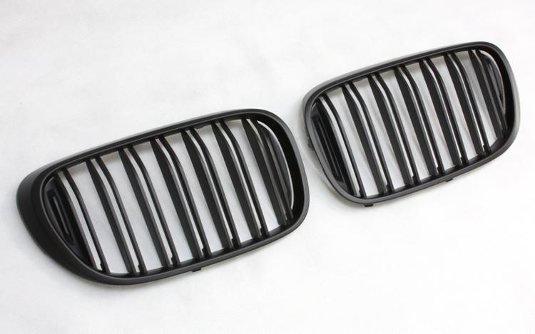 Mattsvarta dubbelribbade njurar BMW 7-serie (G11, G12)