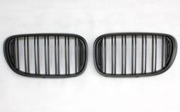 Mattsvarta dubbelribbade njurar BMW 7-serie (G11, G12)