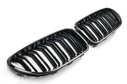 blanksvarta dubbelribbade sport njurar BMW F06/F12/F13