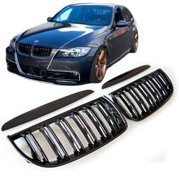 BMW E90 nyrer skinnende sort