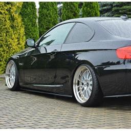 Side diffusers for side skirts BMW E92