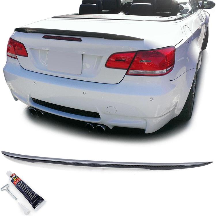 Bakluke spoiler leppe karbonfiber utseende BMW E93