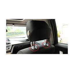 Chromed head support buttons for BMW F30/F31/F34