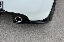 Blanksvart bakre sidosplitter Renault clio RS MK3