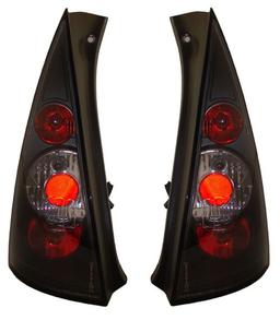 Baklampor svarta Citroen C3
