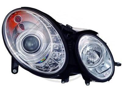 Strålkastare Xenon Krom Mercedes W211