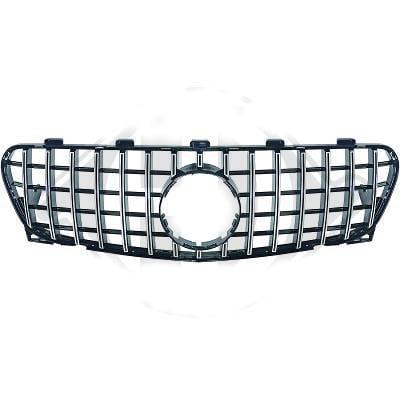Black/Chrome radiator grille GT-Optics