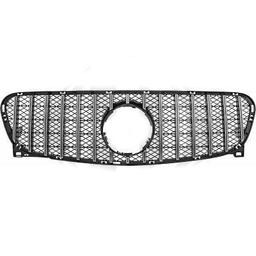 Glossy black/Chrome Radiator grille insert GT-Optics