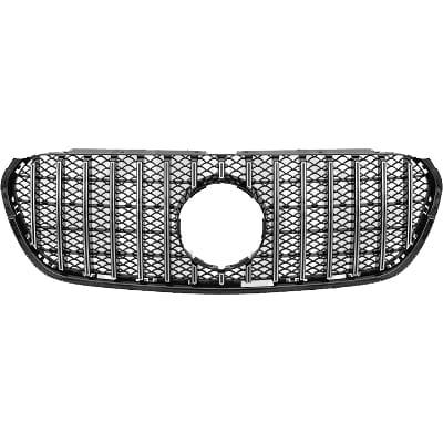 Svart/Chrome grill med GT-optik