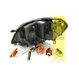 LED daytime running light optics headlights