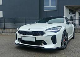 Blanksvart Cupspoiler Fram Kia Stinger GT
