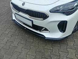 Blanksvart Cupspoiler Fram Kia Stinger GT