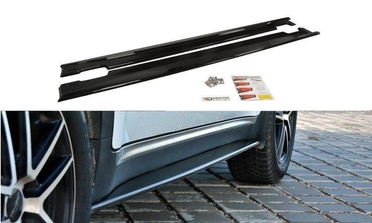 Shiny black sideskirts Kia Sportage GT-Line
