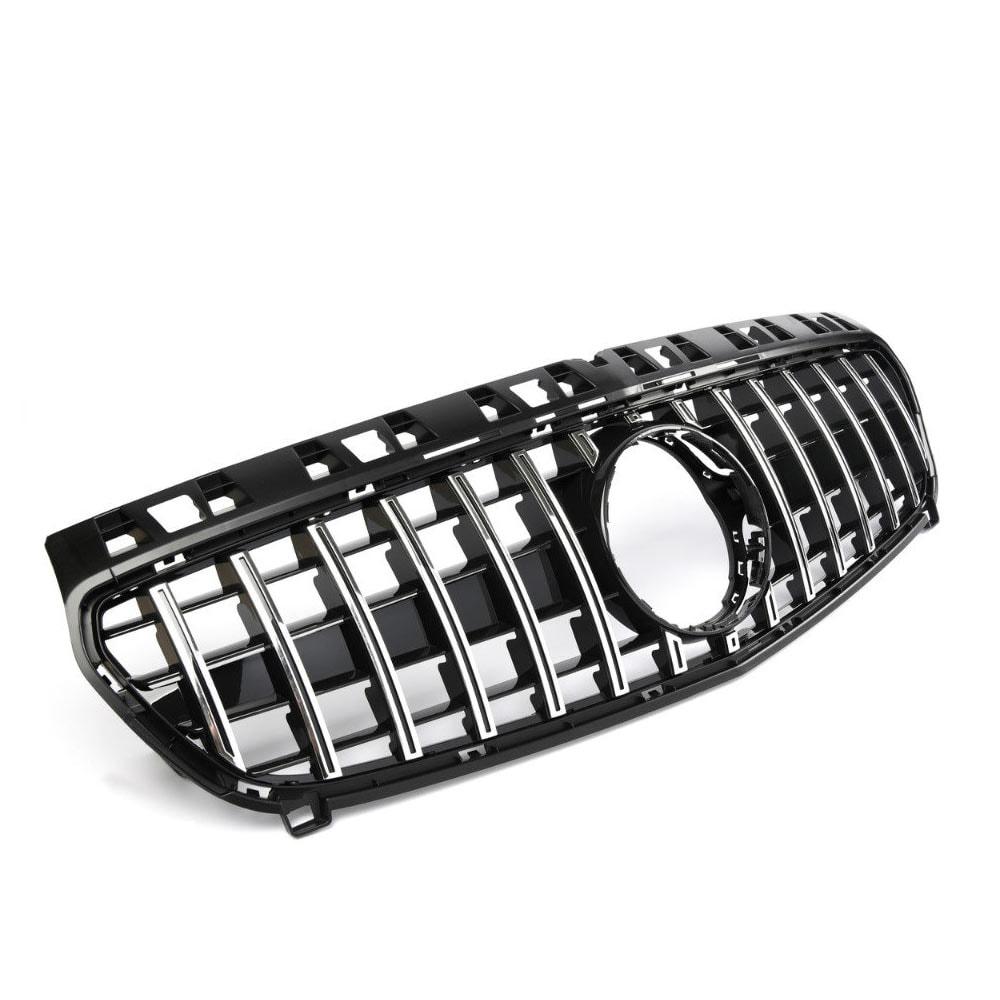 Black/chrome styling grille GT AMG-look Mercedes A-class W176