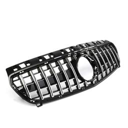 Black/chrome styling grille GT AMG-look Mercedes A-class W176