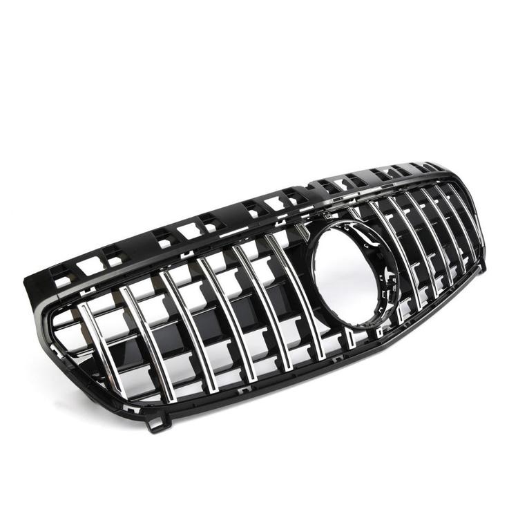 Black/chrome styling grille GT AMG-look Mercedes A-class W176